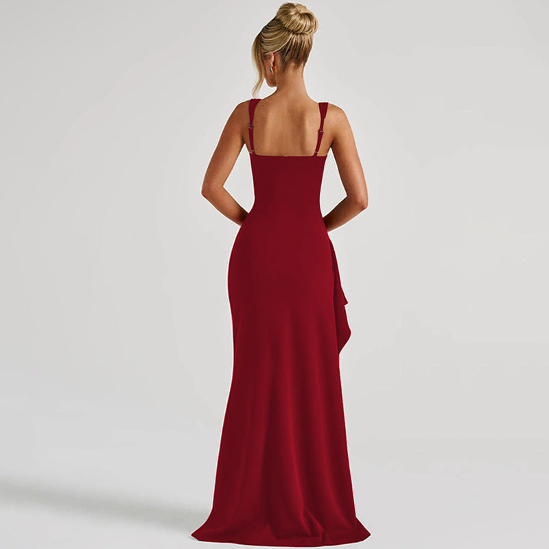 Women's Sling High Slit Dress